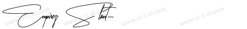 Empirez Slant字体转换